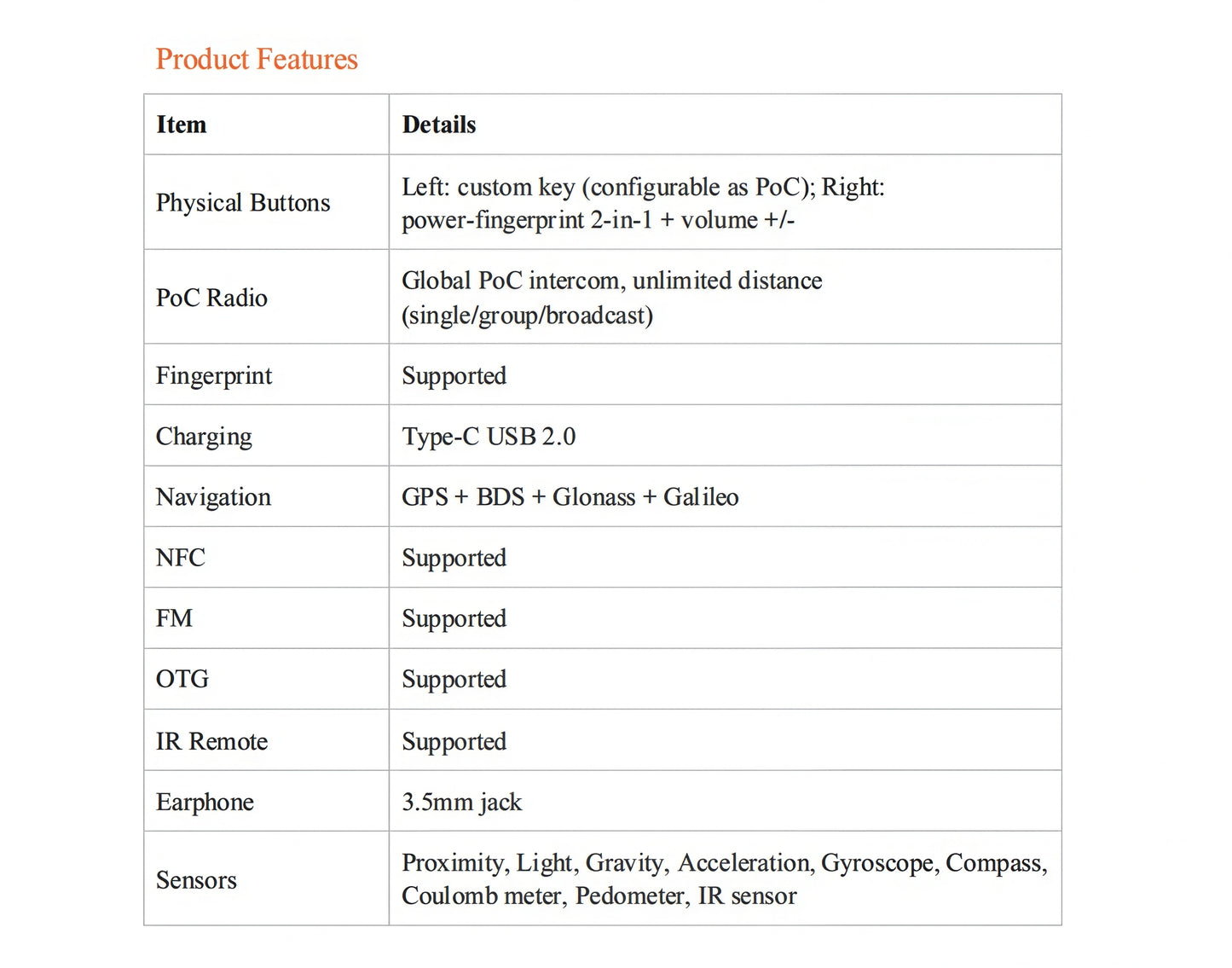 CS-A32 5g IP68 IP69K Rugged Smartphone Octa Core Night Vision NFC Poc Walkie Talkie Industrial Waterproof Smartphone