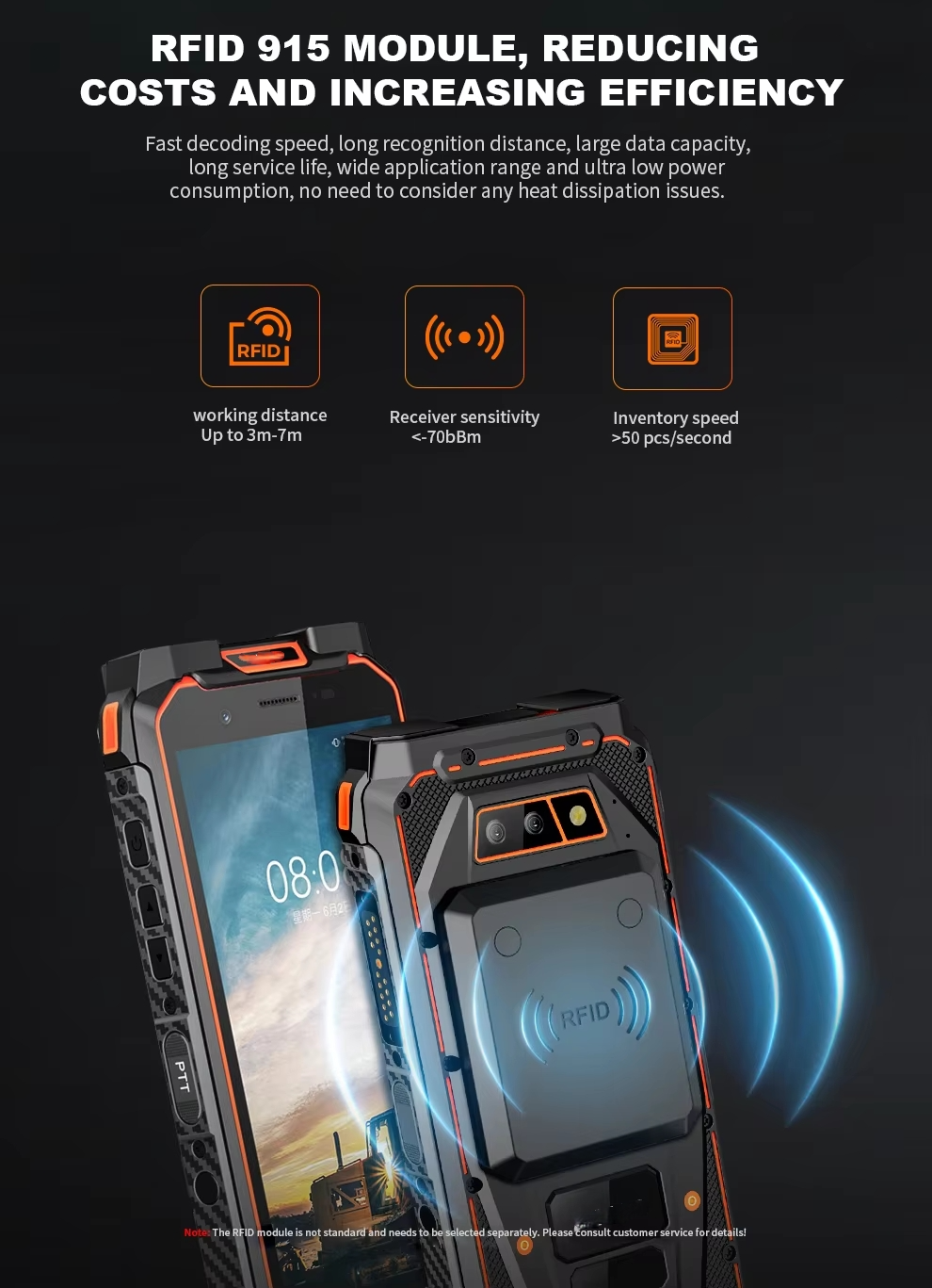 CS-M5 5G Octa Core Rugged Mobile Phone Android 12 Ip68 LCD Display Octa Core CDMA IP68 Waterproof Shockproof NFC Walkie Talkie