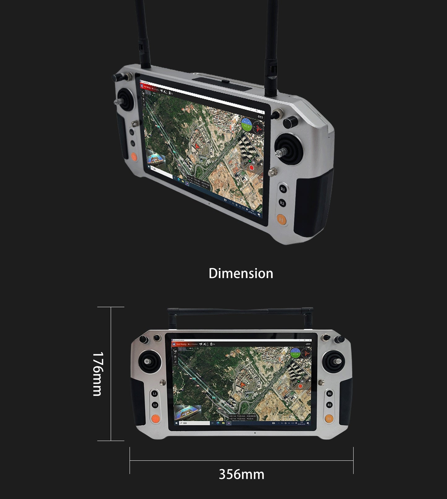 Croskylink CS-RW10 Remote Control Handheld Ground Station Digital Graphic Integrated Windows 10 20km Remote Controller