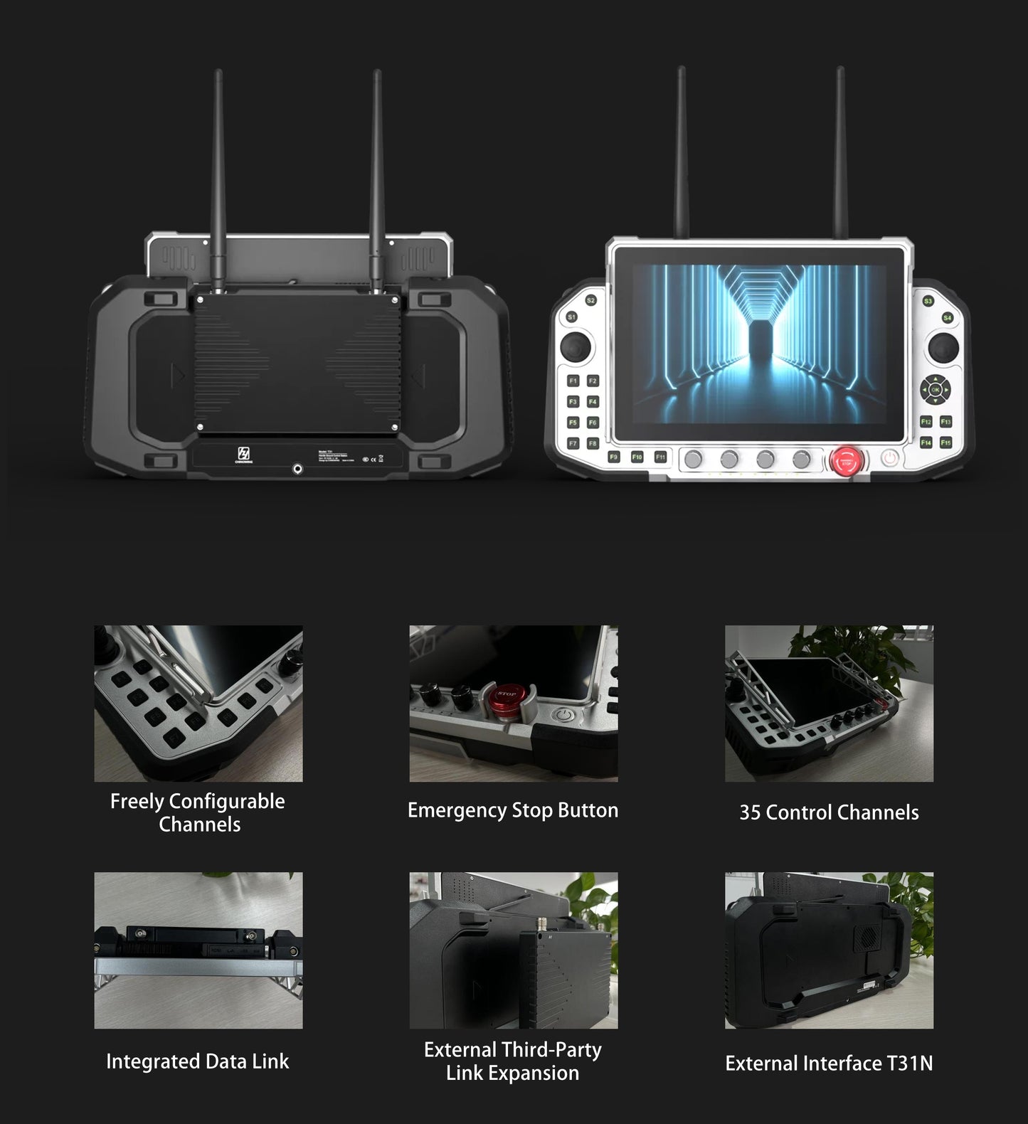 Croskylink CS-T31 Remote Control Ground Control Station (GCS) Lightweight Handheld Robotics Controller