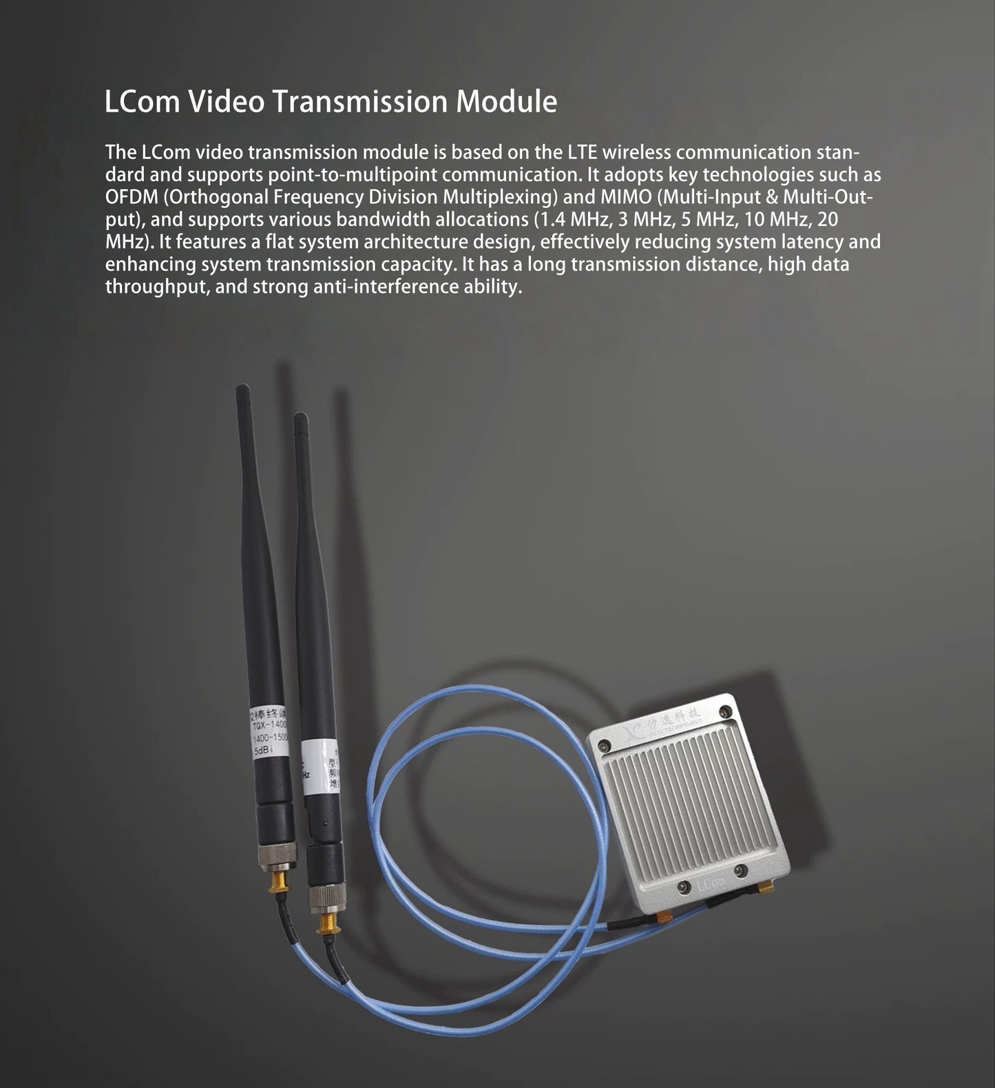 Croskylink CS-26-S-RC Handheld Ground Station 20km Wireless Long-Range Communication Remote Control
