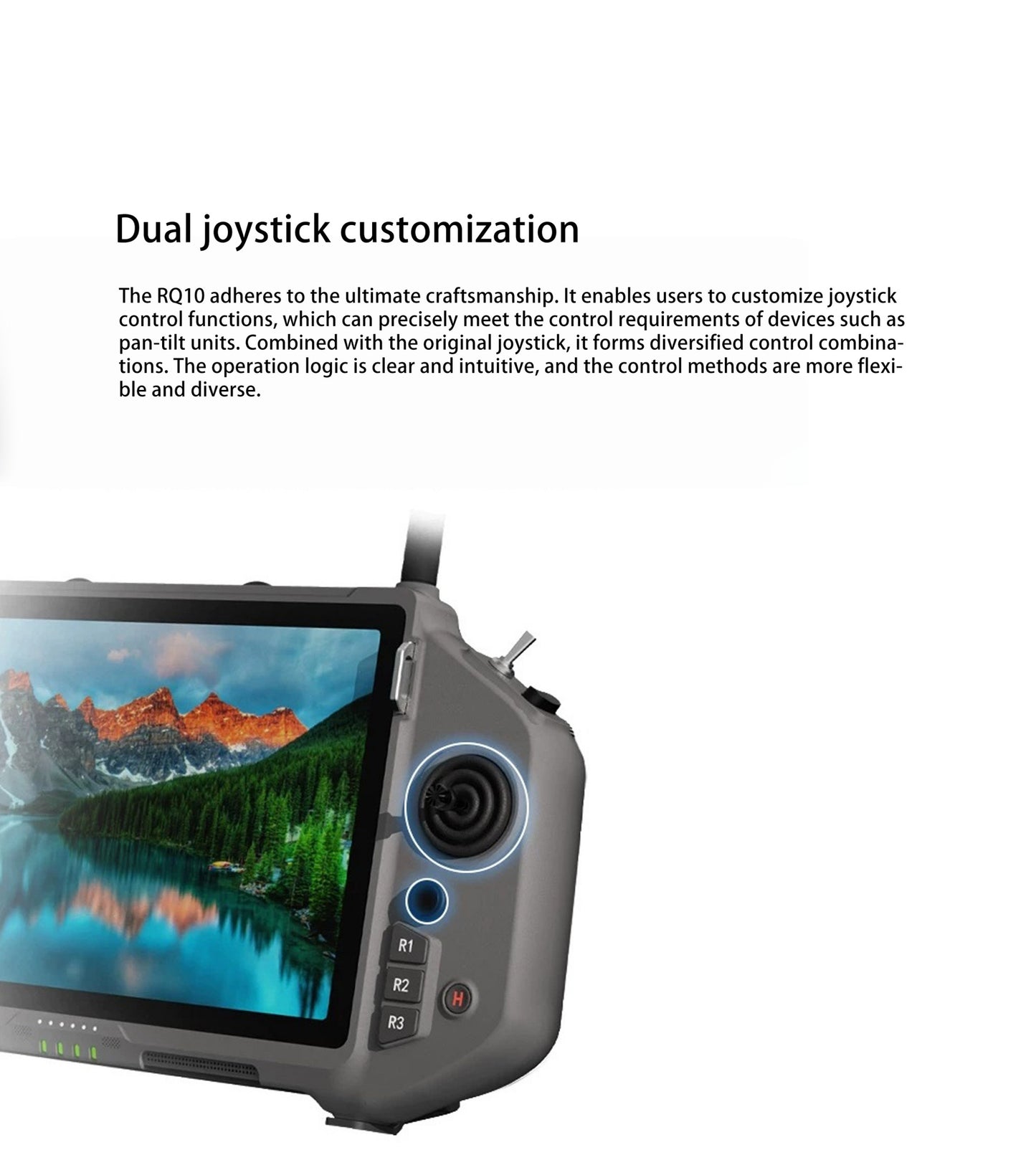 Croskylink CS-RQ10 Handheld Ground Station for Robotics High-Brightness Screen Digital Image Transmission Controller