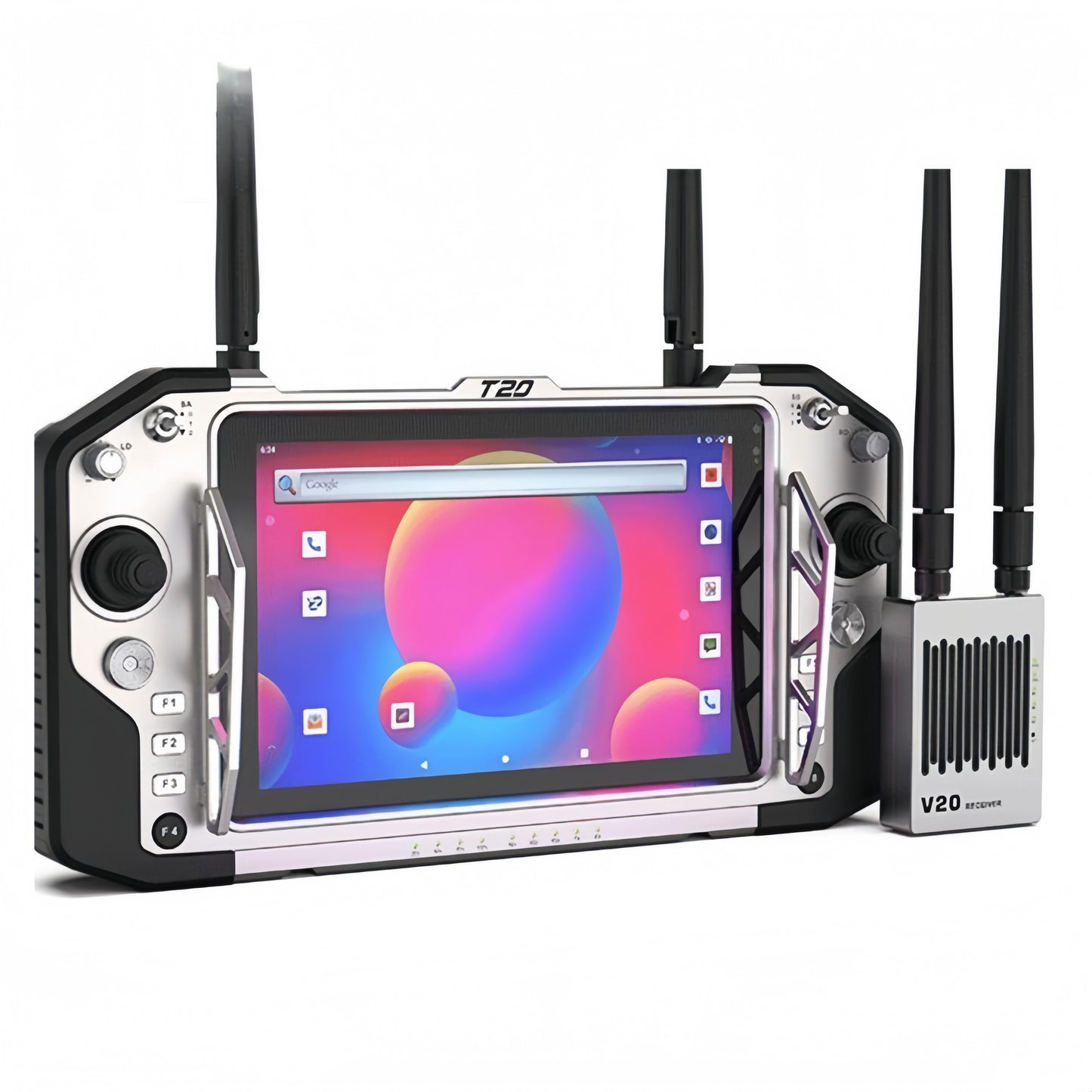 Croskylink CS-T20 Industrial Handheld Controller Aluminum 1200g 8-Inch IPS Display Ground Control Station Gcs Remote System