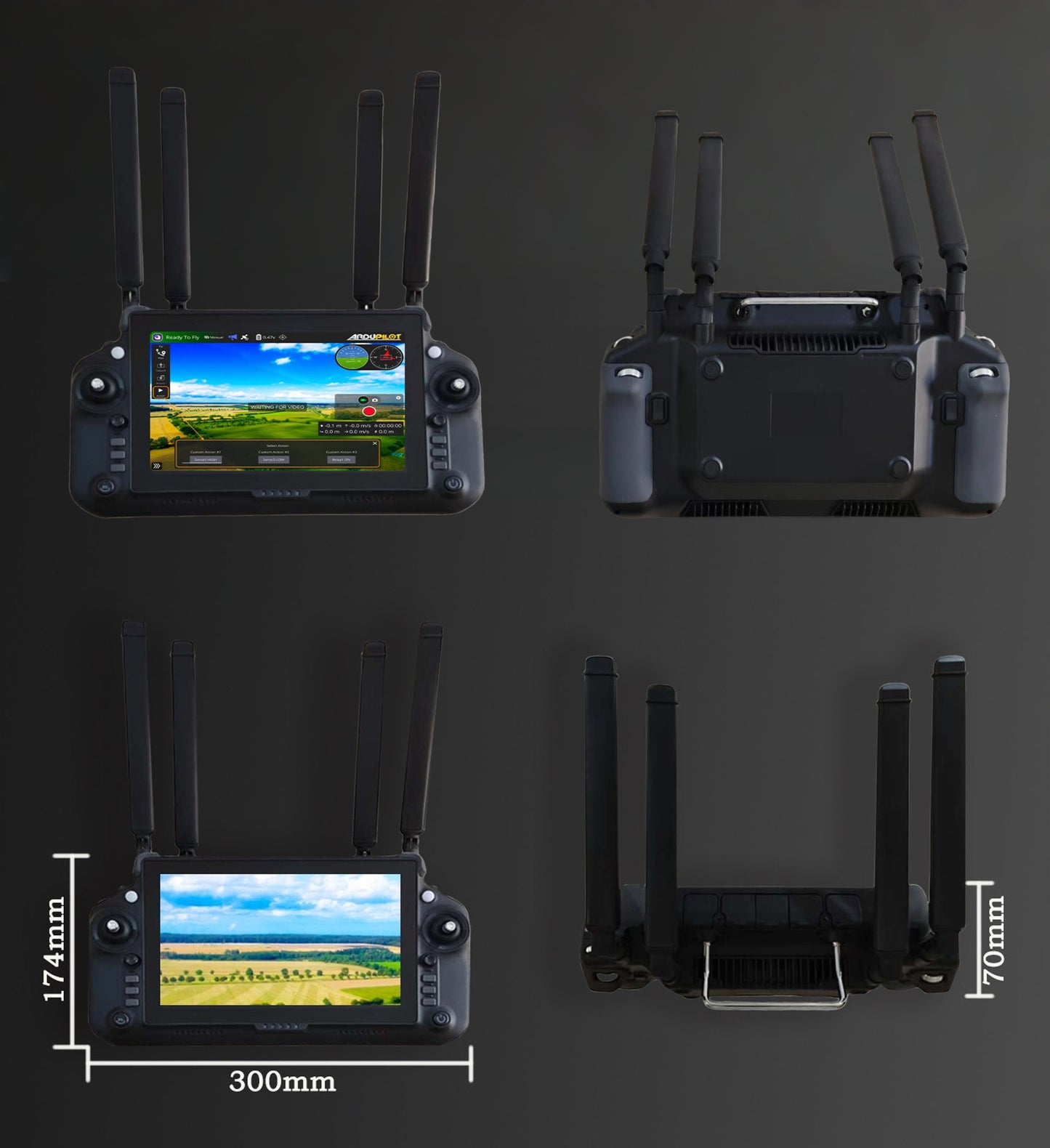 Croskylink CS-26-S-RC Handheld Ground Station 20km Wireless Long-Range Communication Remote Control