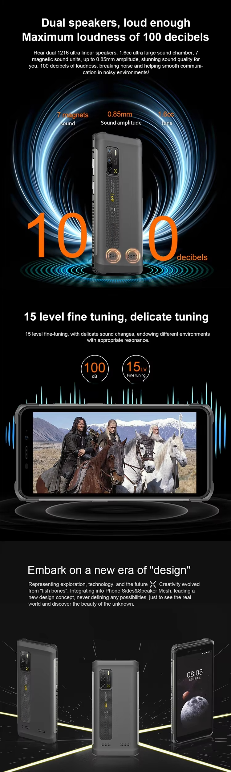 CS-A13 IP68 Rugged Android Smart Phone Waterproof Shockproof Dustproof Rug Smartphone