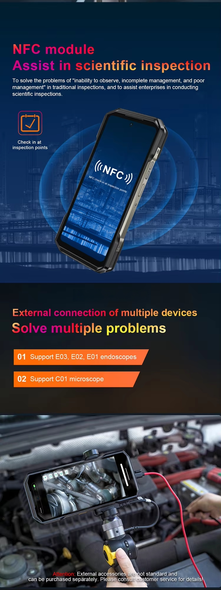 CS-A30 Industrial Night Vision Thermal Imaging Rugged Phone Intrinsically Safe Explosionproof Telephone IP68 IP69K Waterproof