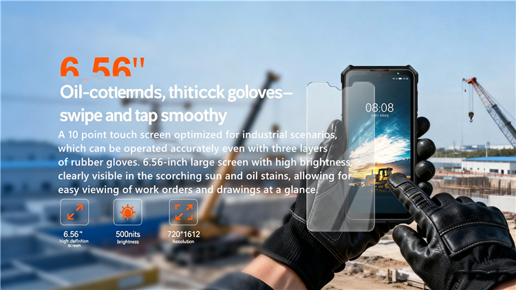 CS-A8-2026 IP68 IP69K Waterproof Shockproof Customize Industrial Rugged Phones 2026 New Version Android 15 8GB+128GB Dual SIM Mobile Phone