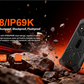 CS-A8-2026 IP68 IP69K Waterproof Shockproof Customize Industrial Rugged Phones 2026 New Version Android 15 8GB+128GB Dual SIM Mobile Phone
