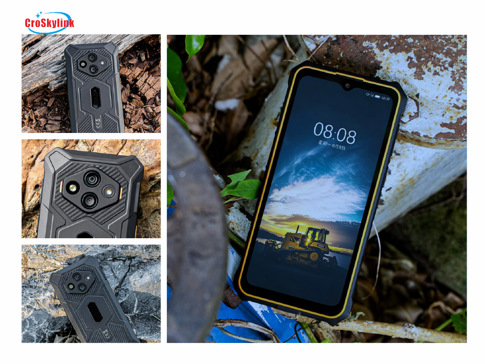 CS-A8-2026 IP68 IP69K Waterproof Shockproof Customize Industrial Rugged Phones 2026 New Version Android 15 8GB+128GB Dual SIM Mobile Phone