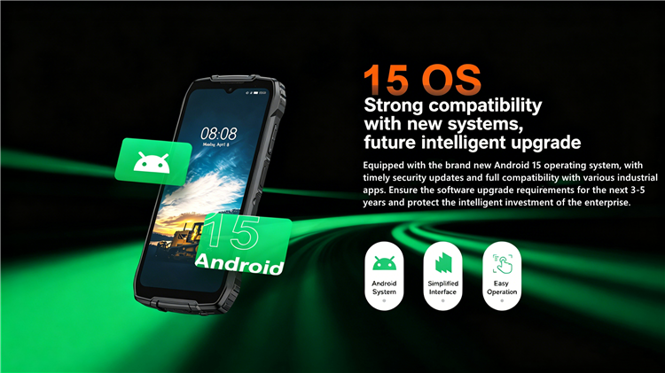 CS-M3-2026 Waterproof Industrial Mobile Phone NFC IP68 Rugged Smartphone Android 15 2026 New Version 10000mAh with Dual Standby
