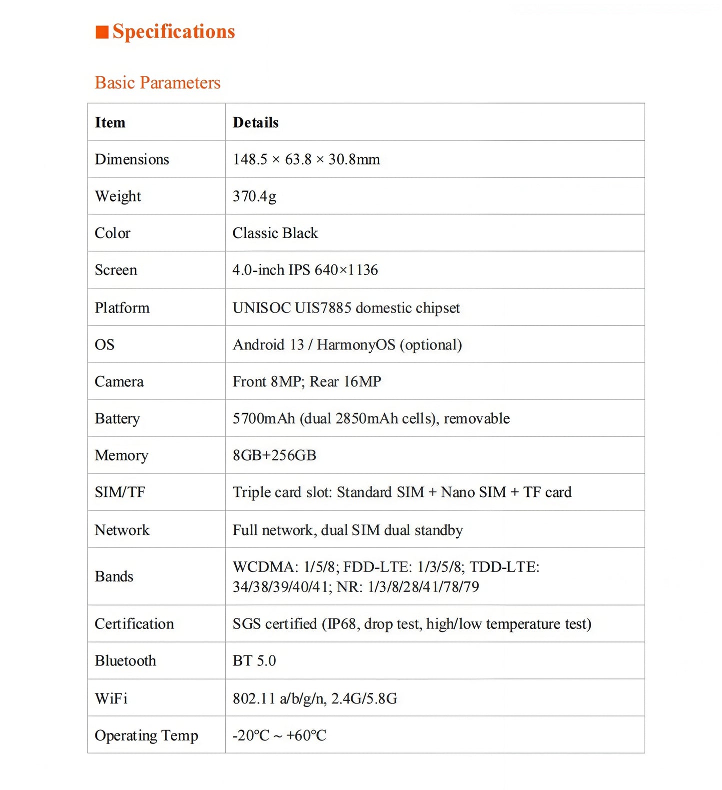 CS-M6 PRO DMR Explosion Proof Rugged Phone Radio Walkie Talkie 8g+256GB IP68 NFC Waterproof Phones