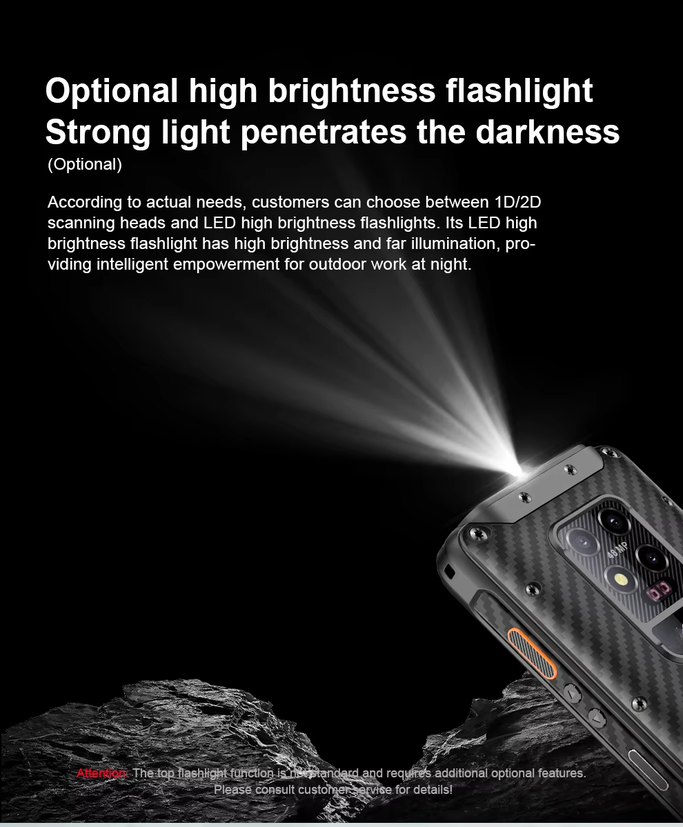 CS-M7 IP68 Rugged Phone Dustproof Waterproof Cellphones Night Vision Poc Uhf Radio Walkie Talkie Explosion-proof Android Smartphone