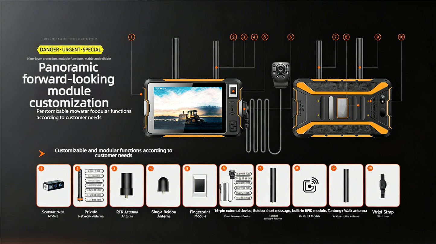 CS-P9000U Industrial Rugged Tablet PC Dropproof Anti-Dust Waterproof IP68 Poc Tablet