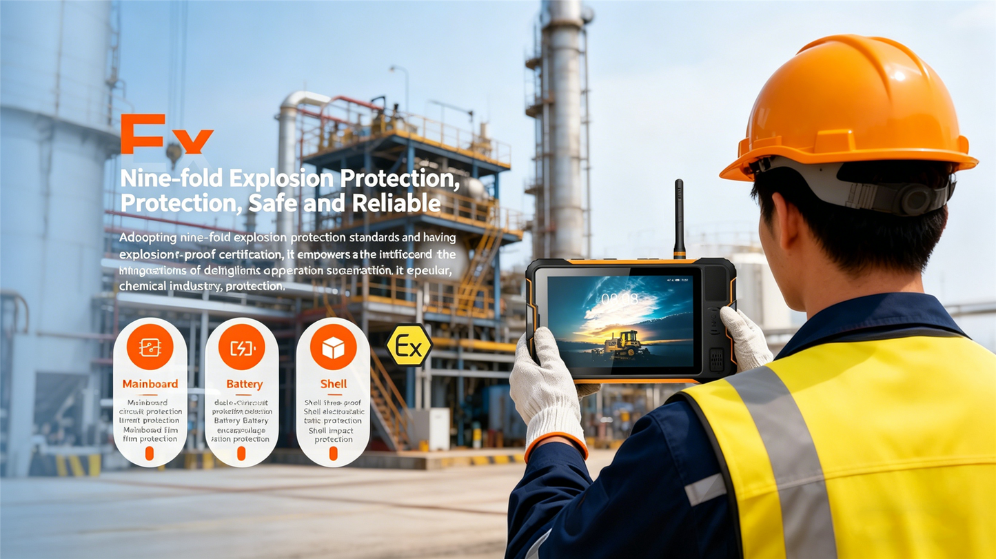 CS-P9000U Industrial Rugged Tablet PC Dropproof Anti-Dust Waterproof IP68 Poc Tablet