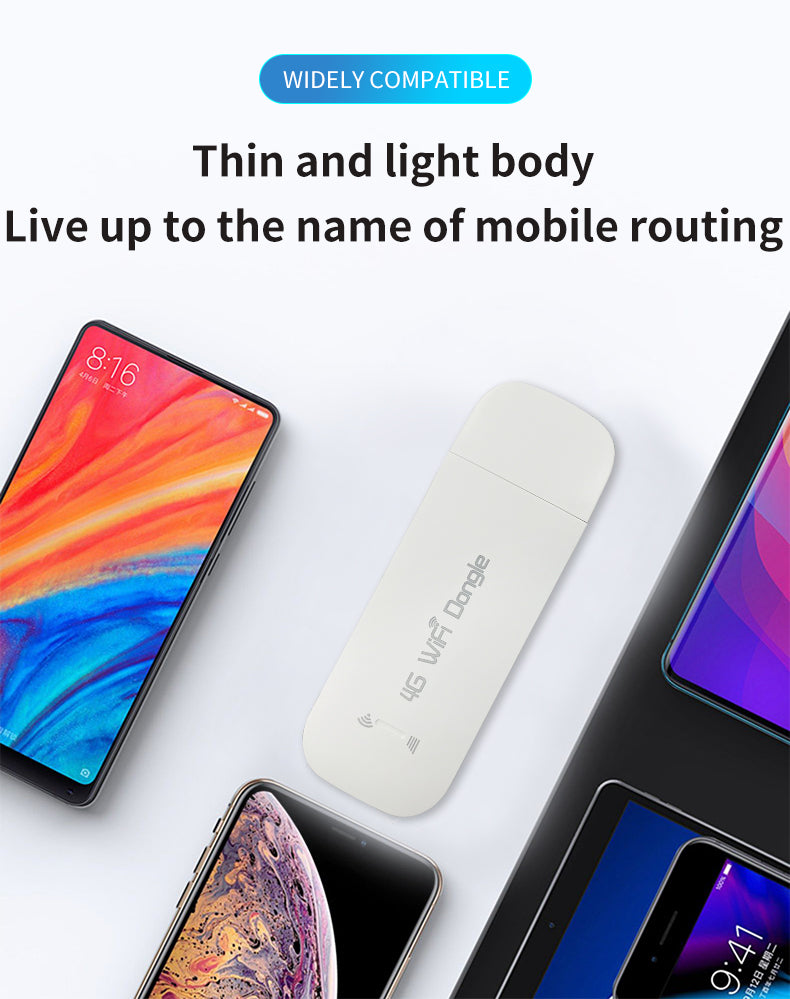 Croskylink CS-UFI1601 Mobile Portable Wireless WiFi 150Mbps Hotspot 4G Router USB Dongle 4G LTE WiFi USB Dongle
