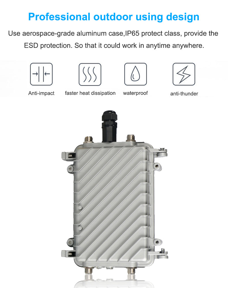 Croskylink CS-WE1026-H Poe Power Supply SIM Card Slot 4G LTE Router Industrial Grade Outdoor Waterproof Wireless WiFi Router