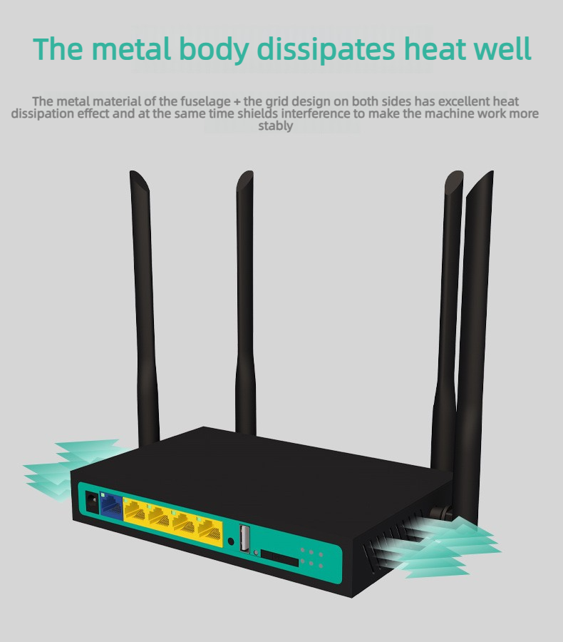 Croskylink CS-WE2416 4G SIM Card Router Industrial High-Speed Wall-Penetrating 300 Mbps Smart Watchdog Wireless Routers