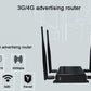 Croskylink CS-WE826-Q-WD Industrial 4G Card Insertion Router, Mobile WiFi, High-Speed 300Mbps Openwrt LTE 4G Module WiFi Router