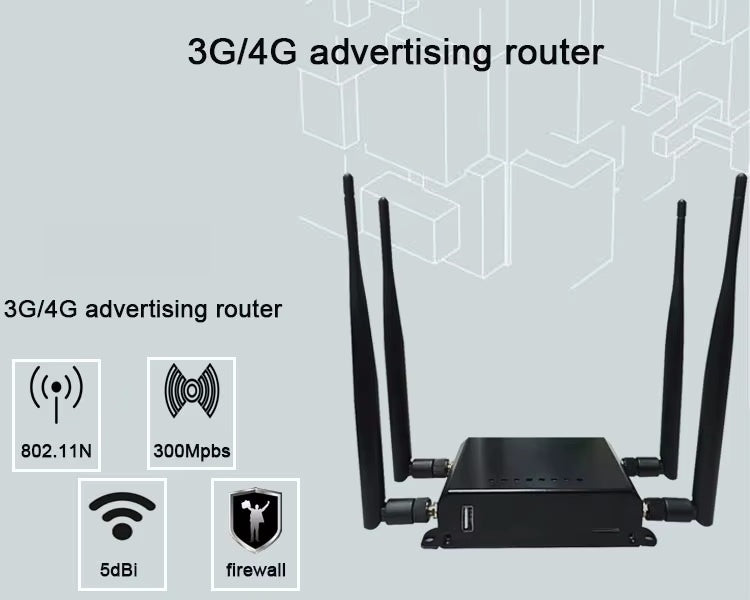 Croskylink CS-WE826-Q-WD Industrial 4G Card Insertion Router, Mobile WiFi, High-Speed 300Mbps Openwrt LTE 4G Module WiFi Router