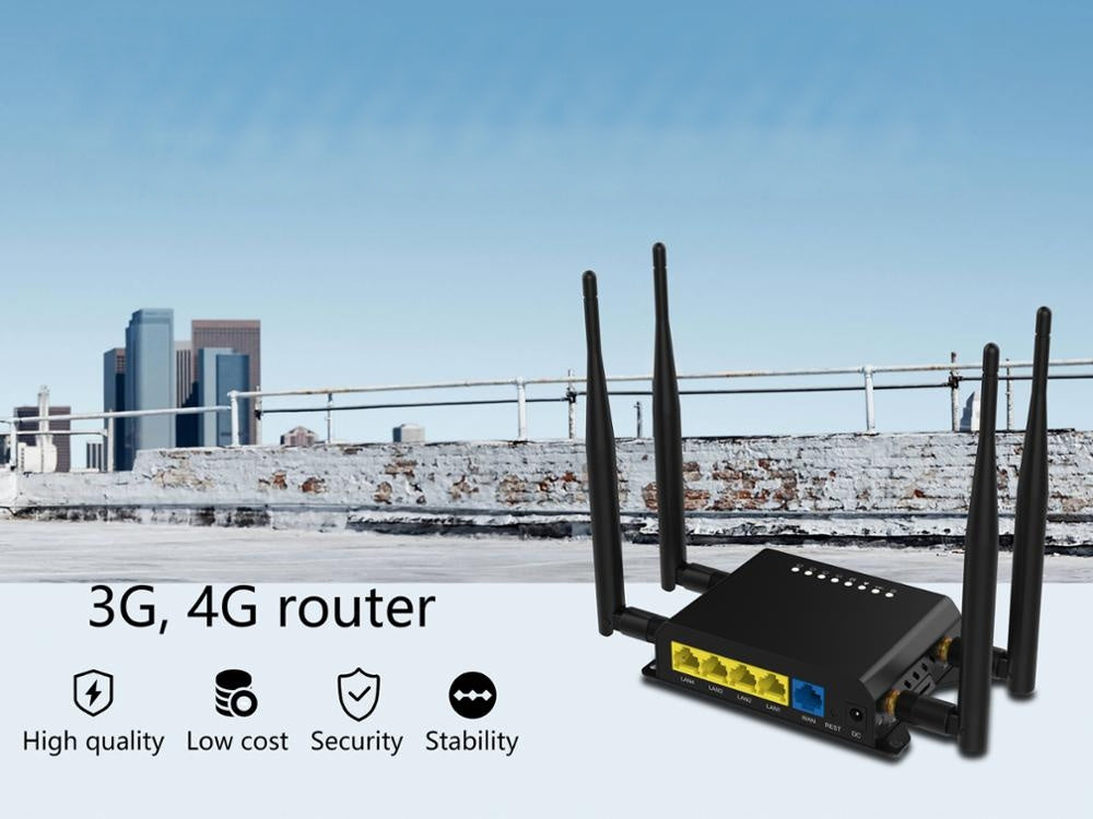 Croskylink CS-WE826-T2 Full-Network 4G Industrial WiFi Router DDR2 RAM 300 Mbps Smart Watchdog with SIM Card Slot Routers
