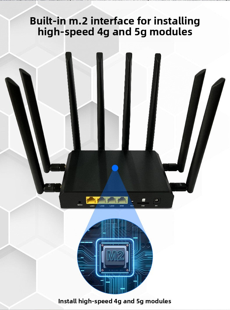 Croskylink CS-Z5001AX-M2-T 5g SIM Card Router Industrial Full-Network Gigabit Dual-Band Smart Ipq5018 Wireless WiFi6 Manufacturer