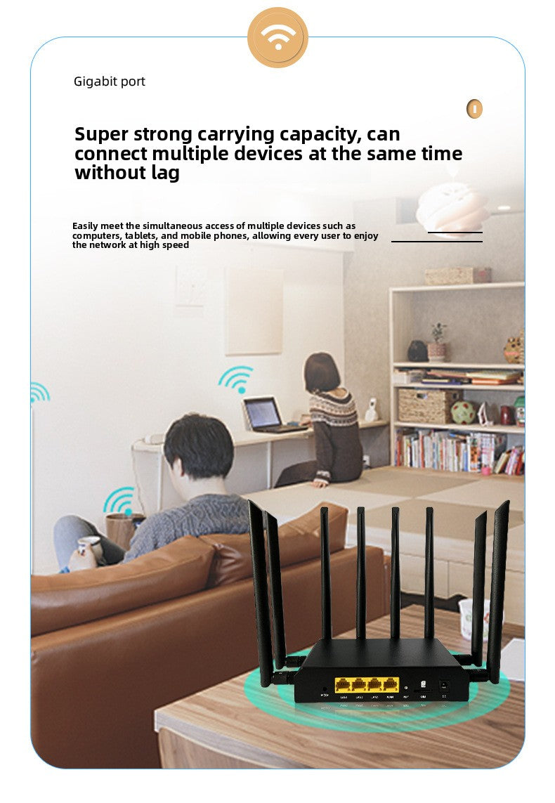 Croskylink CS-Z5001AX-M2-T 5g SIM Card Router Industrial Full-Network Gigabit Dual-Band Smart Ipq5018 Wireless WiFi6 Manufacturer