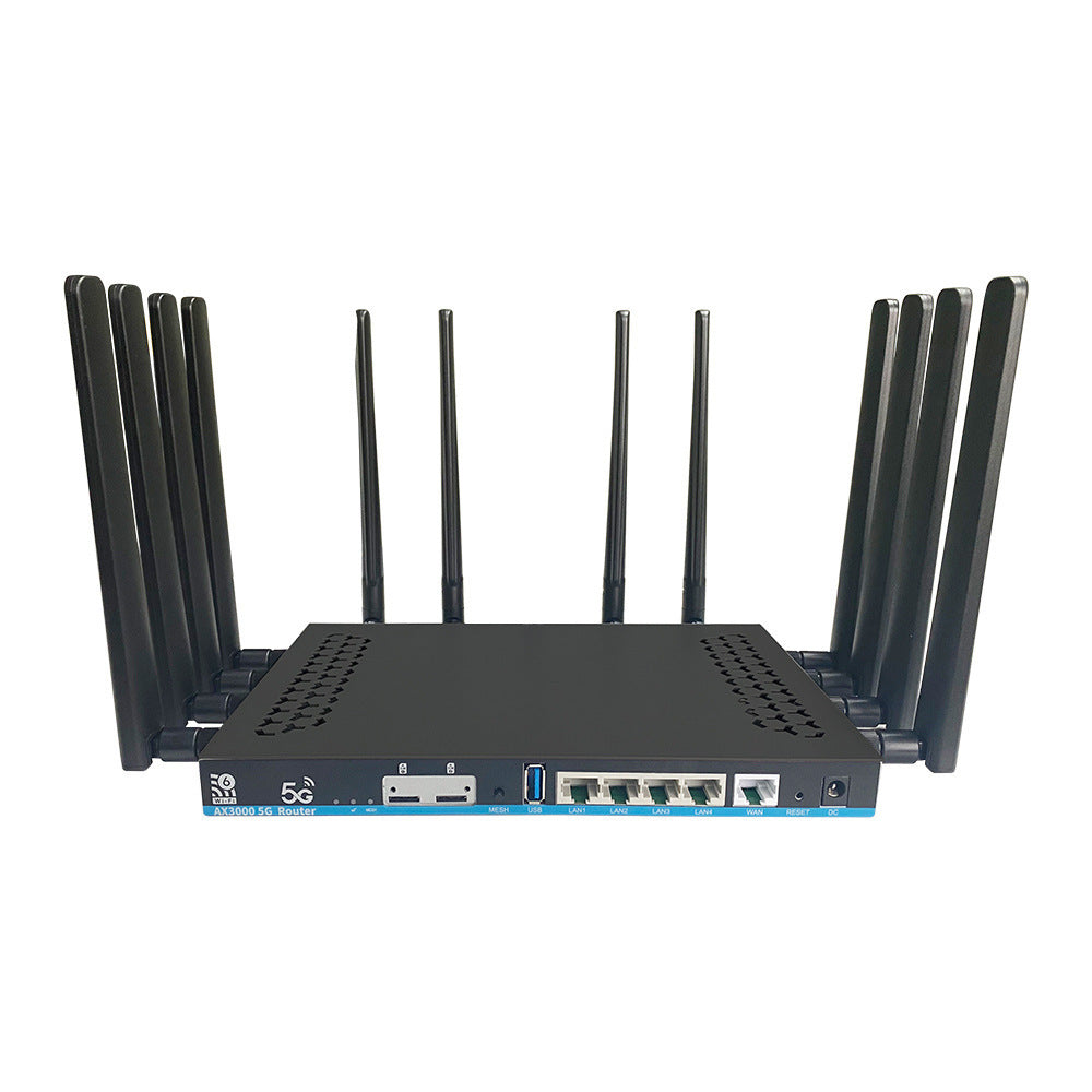 Croskylink CS-Z8102AX-M2-T Customized 5g Card-Insert Router with Mt7981b Chip, Wireless WiFi 6 Gigabit Dual-Card Mobile Industrial Router