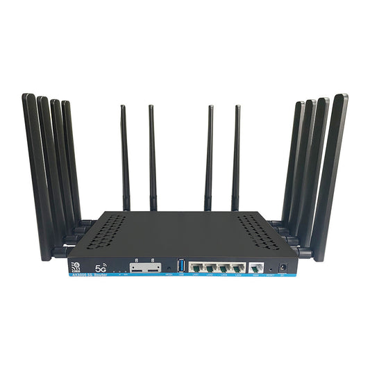 Croskylink CS-Z8102AX-M2-T Customized 5g Card-Insert Router with Mt7981b Chip, Wireless WiFi 6 Gigabit Dual-Card Mobile Industrial Router