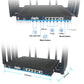 Croskylink CS-Z8102AX-M2-T Customized 5g Card-Insert Router with Mt7981b Chip, Wireless WiFi 6 Gigabit Dual-Card Mobile Industrial Router