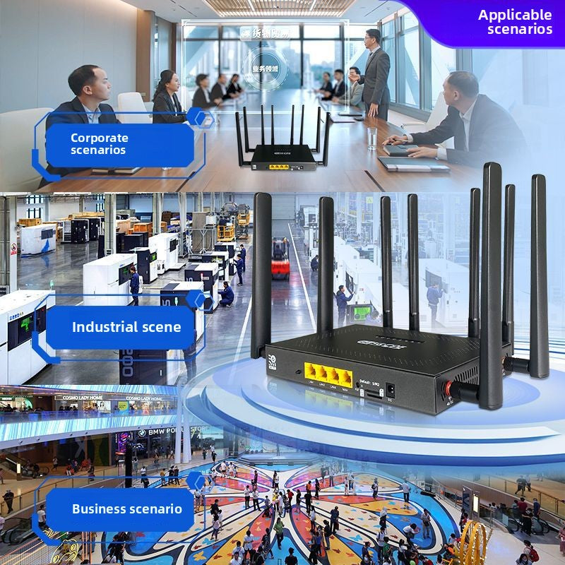 Croskylink CS-Z8105AX-M2-T Industrial 5g Plug-in Router Dual-Core Ax3000 Smart Mt7981b Solution Gigabit Wireless WiFi6 Router