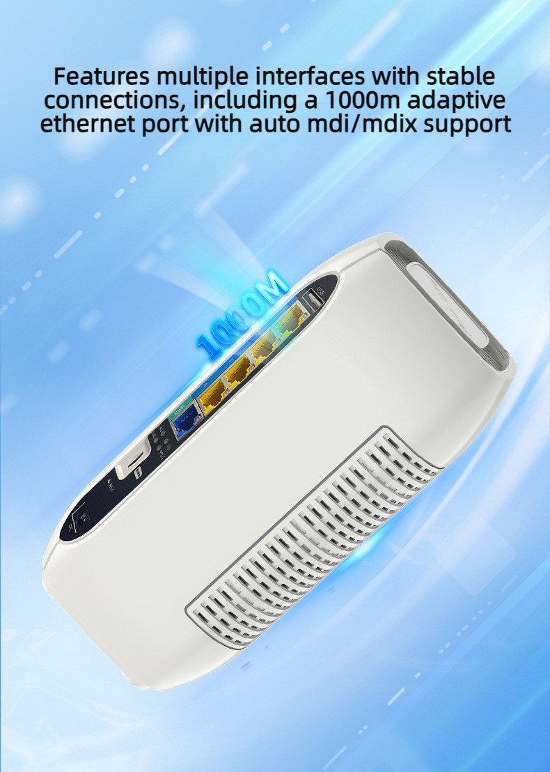 Croskylink CS-Z8106AX-M2-S Industrial-Grade 5g CPE SIM Card-Insert Router with Gigabit Dual-Core CPU Intelligent Enterprise Office WiFi 6 Router