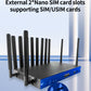 Croskylink CS-Z8109AX-M2-T-PSE Industrial 5g Openwrt Router SIM Card M2 Slot WiFi Router 3000Mbps Poe out Dual Band LTE Routers
