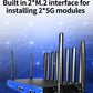 Croskylink CS-Z8109AX-M2-T-PSE Industrial 5g Openwrt Router SIM Card M2 Slot WiFi Router 3000Mbps Poe out Dual Band LTE Routers