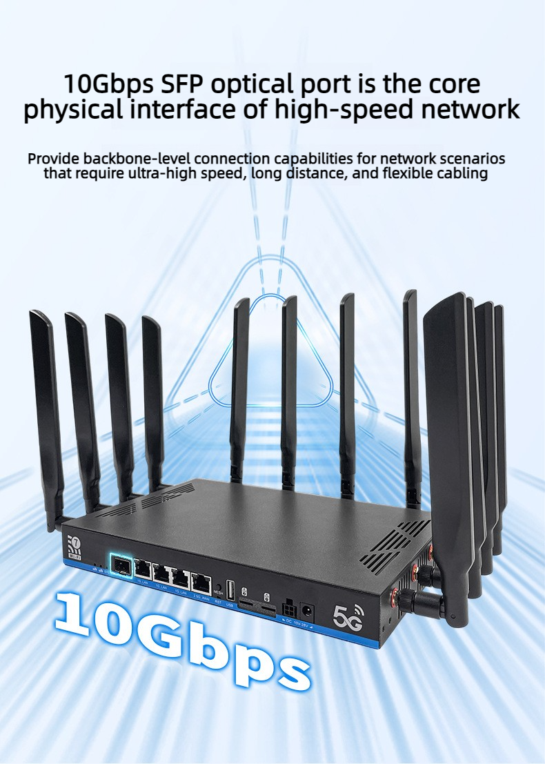 Croskylink CS-Z8803BE-T Industrial WIFI 7 Router Dual 5G Tri-band One-click Mesh Wall-penetrating Customized Wi-Fi Router
