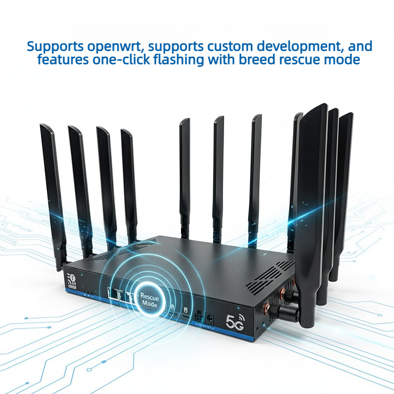 Croskylink CS-Z8806BE-M2-T Customized WiFi 7 Router Industrial Dual 5g Tri-Band Mobile Communication 19gbps Wireless Wi-Fi Router