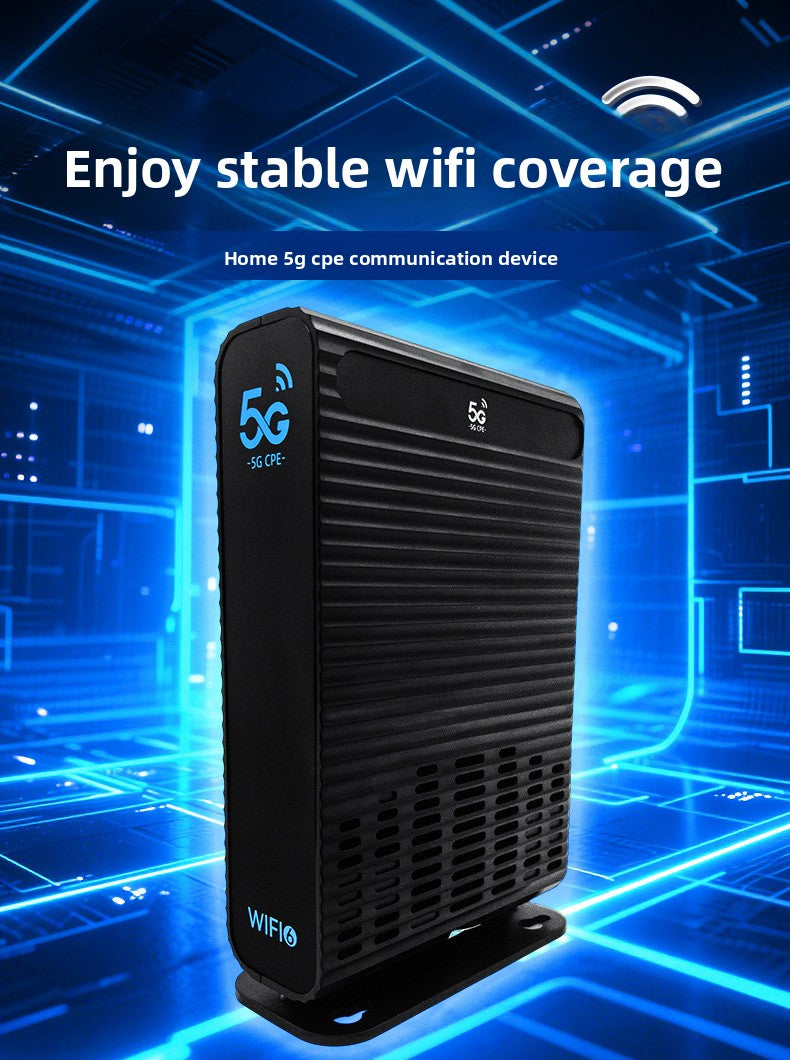 Croskylink CSCPE2001 5g CPE Router with Full Gigabit Wireless WiFi 6, High-Speed Phy Chip, Suitable for Mobile Live Streaming, Office and Home Use