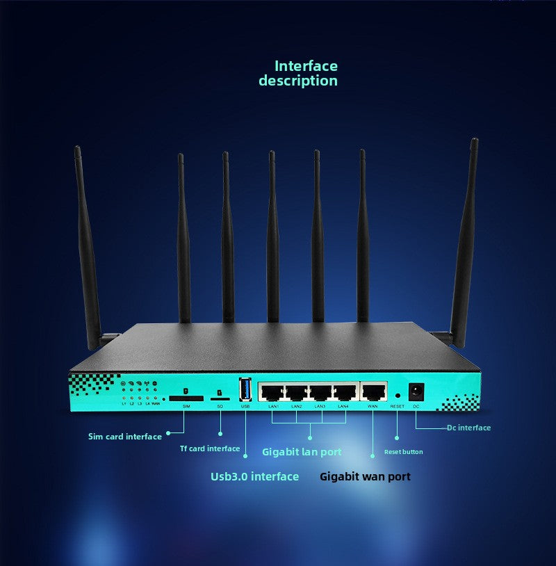 Croskylink CSWG1608 Industrial 5g Plug-in Router Gigabit Dual-Band High-Speed Dual-Core CPU Wireless WiFi6 Wall-Penetrating Router