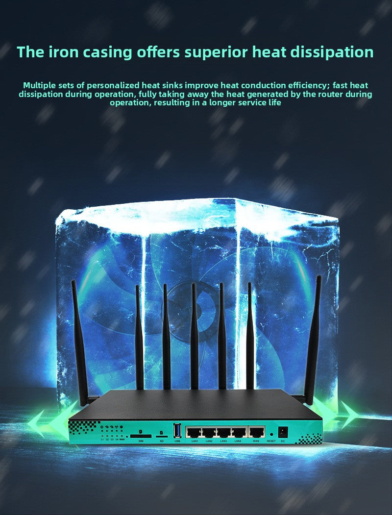 Croskylink CSWG1608 Industrial 5g Plug-in Router Gigabit Dual-Band High-Speed Dual-Core CPU Wireless WiFi6 Wall-Penetrating Router