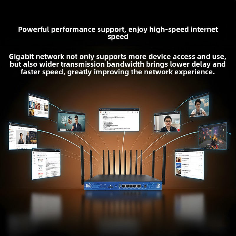Croskylink CSZ800-T Industrial 5g Dual-Band Full-Gigabit Smart Watchdog Enterprise Office Wireless WiFi6 Router