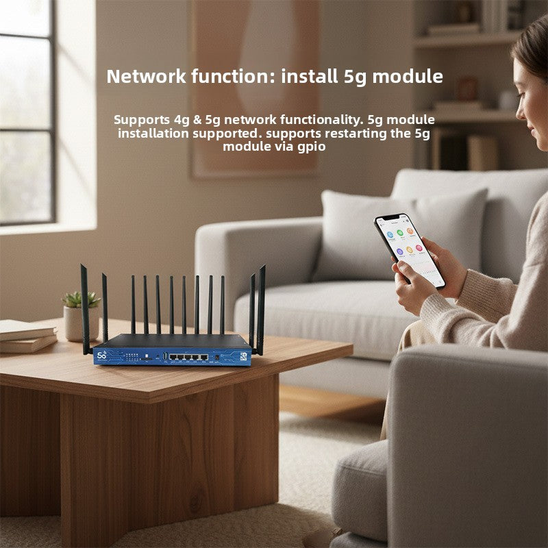 Croskylink CSZ800-T Industrial 5g Dual-Band Full-Gigabit Smart Watchdog Enterprise Office Wireless WiFi6 Router