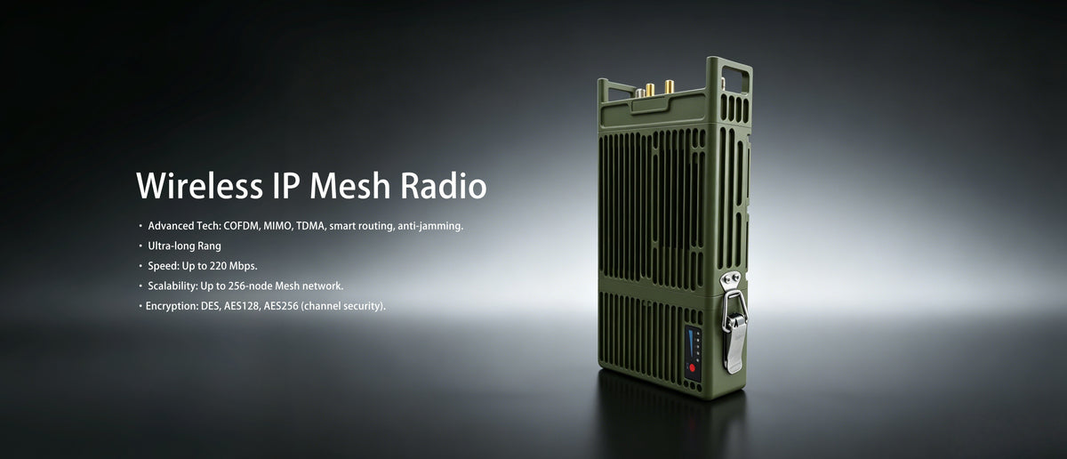 CroSkylink wireless IP mesh vehicle radio
