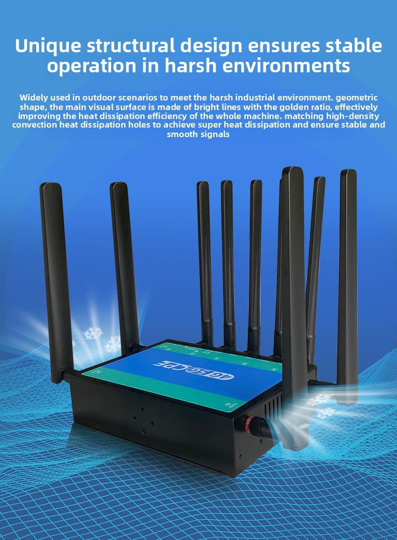 Croskylink CS-Z8106-M2-T Enterprise 5g SIM Card Router Mt7981b Solution, Dual-Core CPU, Gigabit Wireless WiFi 6 Router